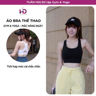 Áo Bra Điều Hòa TUẤN HD Nâng Đỡ Tập Gym Yoga Áo Lót Thể Thao Nữ Có Móc Cài Cao Cấp Thoáng Khí