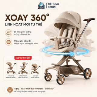 Xe Đẩy Cho Bé Vinng Q11 Chính Hãng, Xe Đẩy Gấp Gọn Xoay 2 Chiều Tích Hợp Quạt Mát Thoáng Khí Và Hệ Thống Giảm Xóc