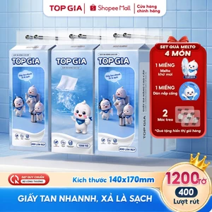 Giấy rút đáy đa năng Melto TopGia dễ tan trong nước, tiện lợi an toàn, 1200 tờ