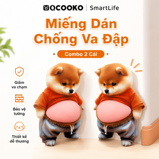 [Tặng Kèm Miếng Dán Chống Va Đập]Quạt cây đứng QCOOKO 7 cánh có điều khiển từ xa