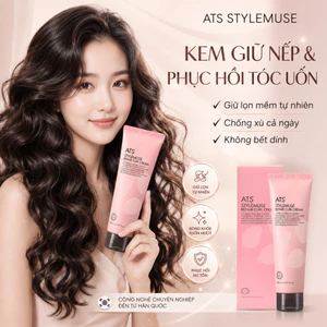 Gel Giữ Nếp Tóc Xoăn ATS Chính Hãng 150ml - Gel Mềm, Giữ Nếp Tự Nhiên, Không Bết Dính, Không Khô Xơ