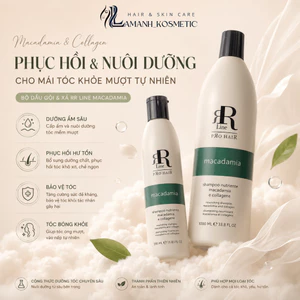 Dầu Gội / Kem Ủ Tóc RR Line Real Macadamia 350ml/1000ml | Dưỡng Tóc Mềm Mượt, Hương Thơm Sang.
