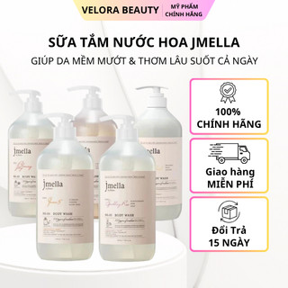 Sữa tắm JMELLA hương nước hoa 500ml/ 1000ml dưỡng ẩm làm sạch giúp da mềm mịn lưu hương thơm lâu