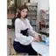 SET ÁO PHỐI CỔ SƠ MI TRẮNG PHỐI QUẦN SUÔNG, SET ĐỒ NỮ THANH LỊCH TRẺ TRUNG | MEOINDAHOUSE