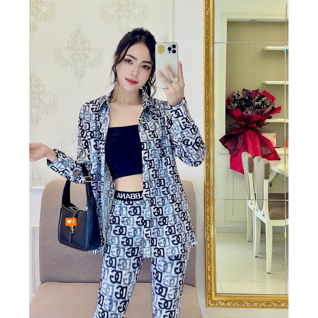 Áo sơ mi jean mỏng form dấu quần chất mát freesize