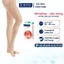 Vớ y khoa đùi silicone JOBST UltraSheer - Hở ngón, màu da, chuẩn áp lực 20-30mmHg