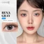 Kính áp tròng khoá ẩm 1 Ngày Màu Xám Nâu Trầm Tự Nhiên CARASE, Lens cận RENA GRAY