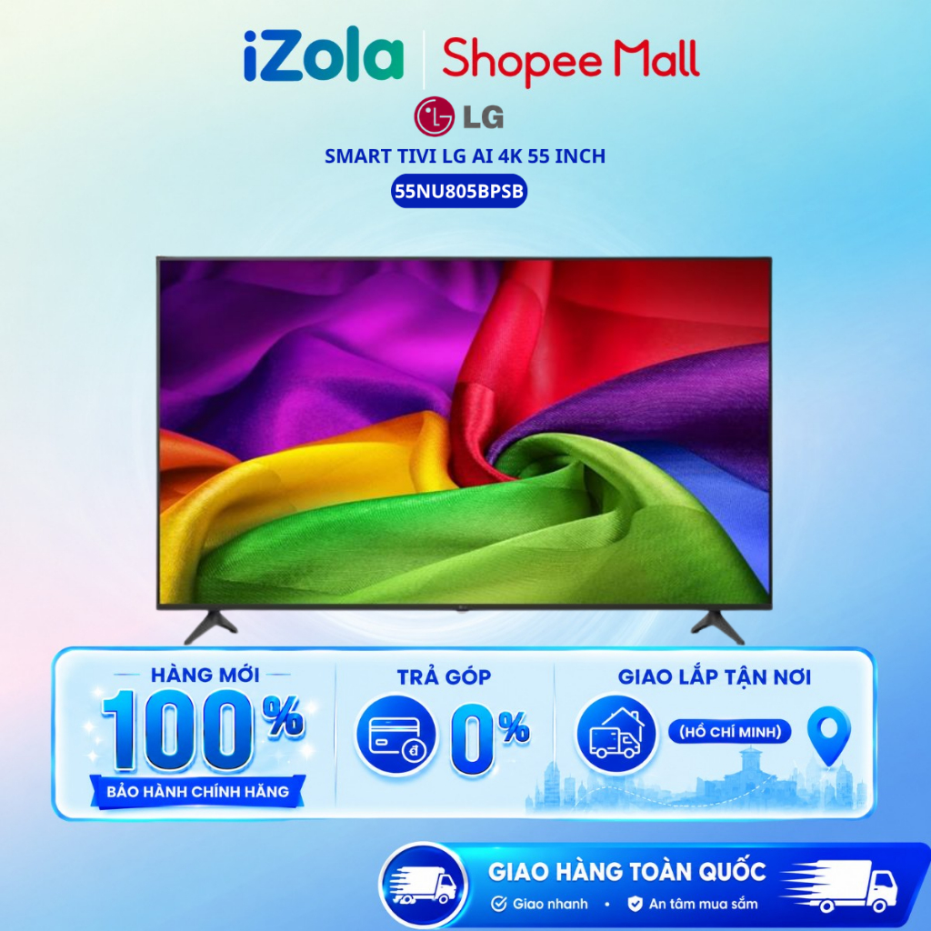 55NU805BPSB - Smart Tivi LG AI 4K 55 inch 55NU805BPSB - Hàng chính hãng