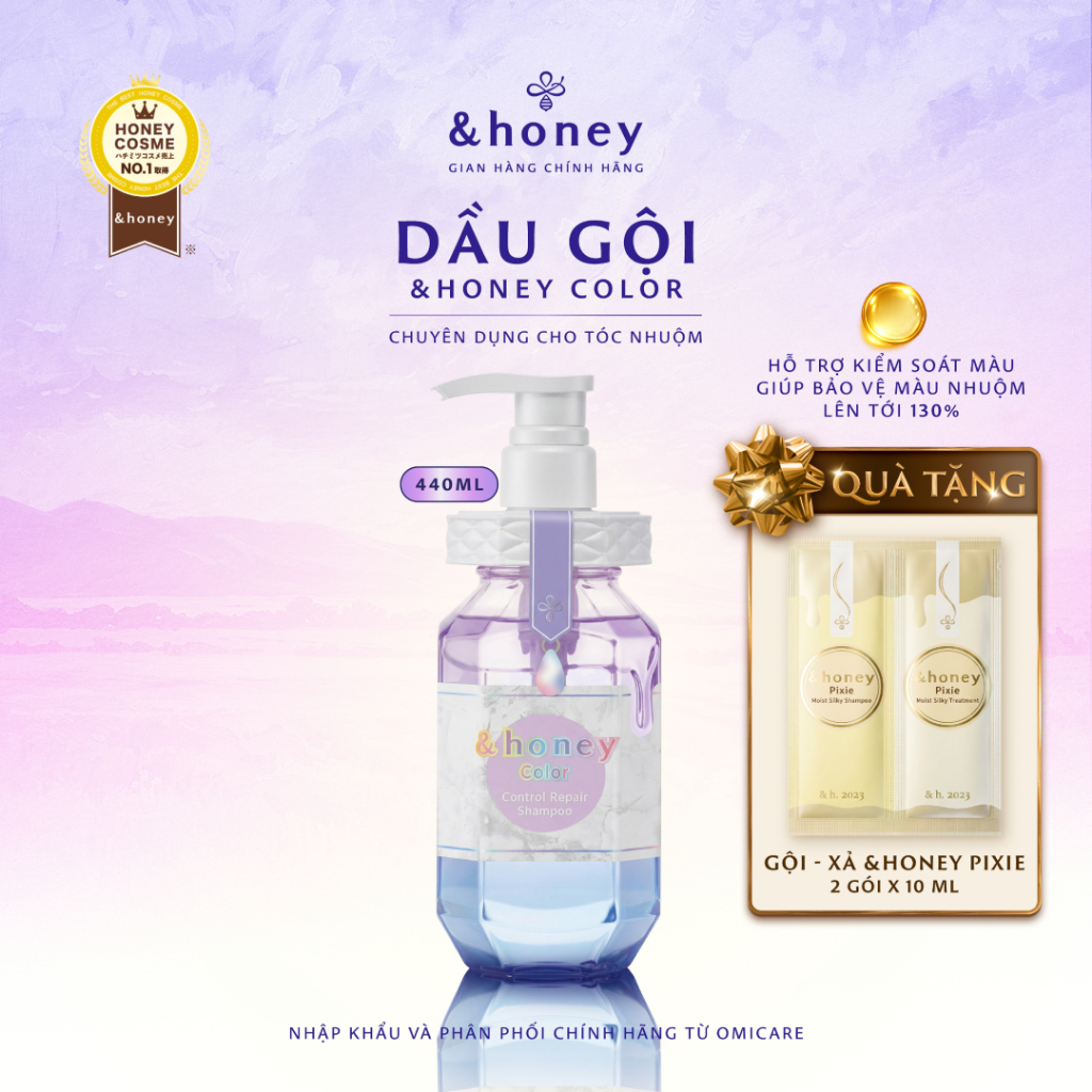 Dầu Gội Chuyên Biệt Cho Tóc Nhuộm &HONEY COLOR