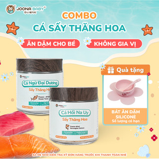 Cá Sấy Cho Bé Ăn Dặm - Combo Cá Sấy Thăng Hoa, Giàu Omega, 3 Protein, Không Gia Vị | Joona Baby