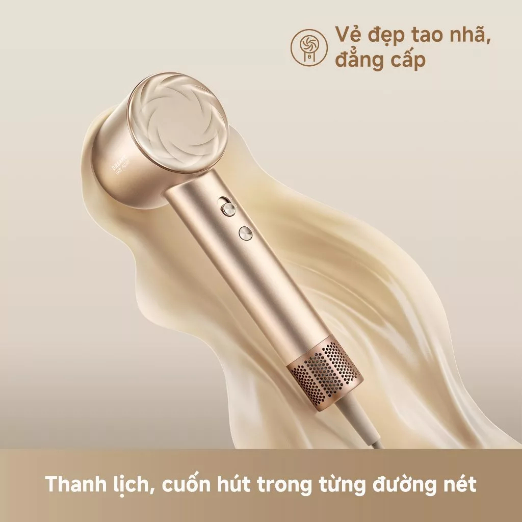 Máy Sấy Tóc Ion Âm Dreame Glory Uni Sấy Khô Siêu Tốc Bảo Hành 18