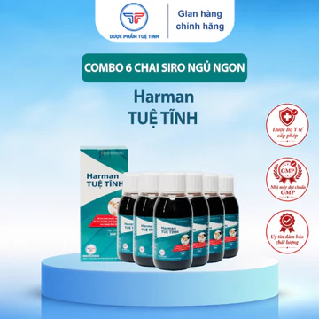 [COMBO 6 LỌ ] Siro An Thần Ngủ Ngon Harman Tuệ Tĩnh, Hỗ trợ an thần, giúp dễ ngủ, ngủ ngon sâu giấc