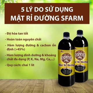 1 Lít Mật rỉ đường hỗ trợ cải tạo đất, chất xúc tác ủ phân