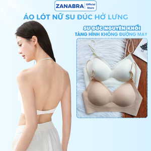 Áo Ngực Không Gọng Mút Giọt Nước Nâng Ngực, Áo Lót Su Đúc Không Gọng Dây mảnh Hở Lưng Quyến Rũ ZANABRA A925