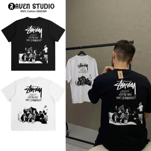 Áo Thun Stuxxy Chillin' Generation Oversize Premium Cotton 250GSM