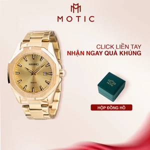 Đồng Hồ Nam Hawei 6650 Dây Kim Loại Lịch Lãm Sang Trọng | MOTIC