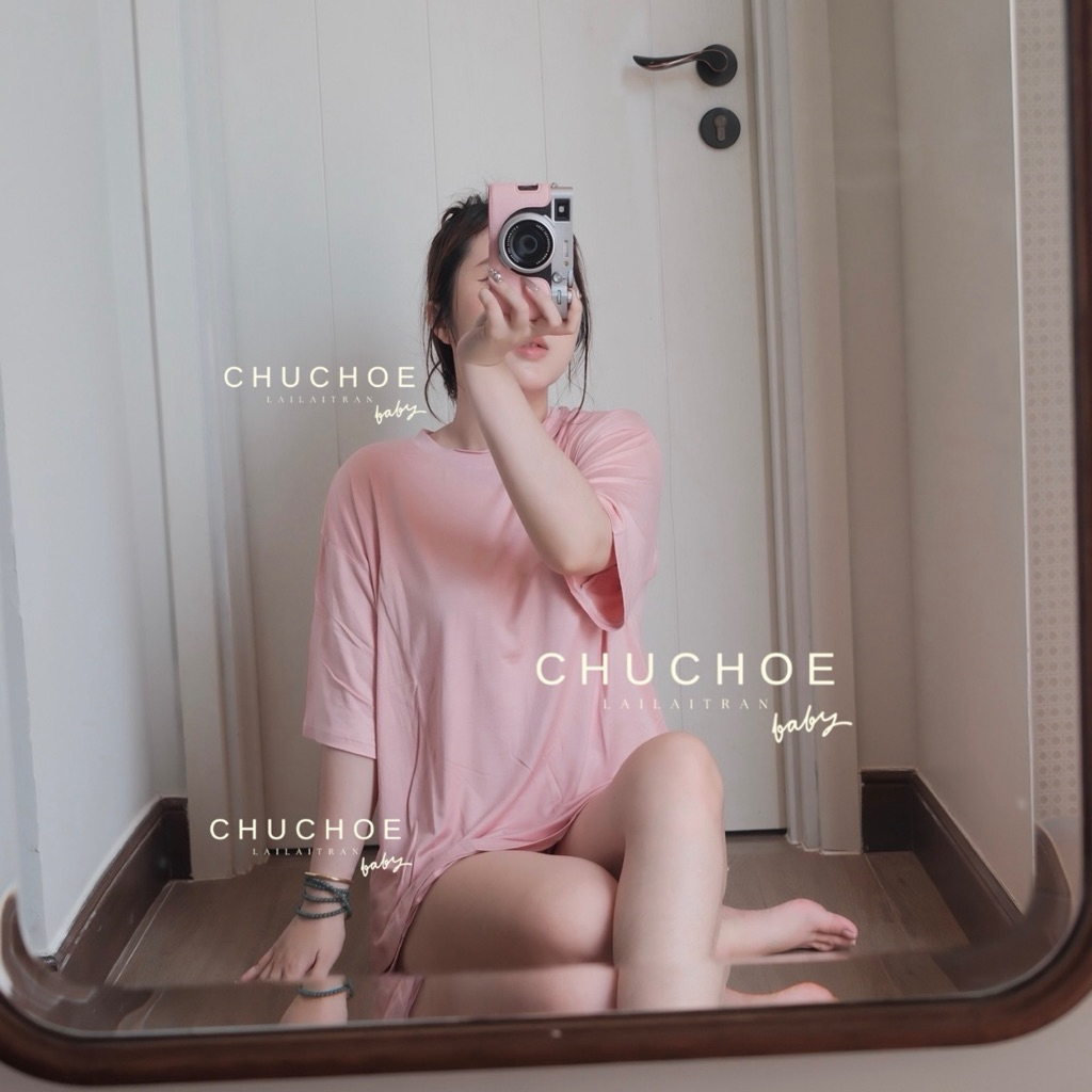 Set Bộ Thun Lạnh Tay Ngắn Quần Đùi Form Rộng Mặc Nhà Mặc Ngủ Cho Nữ ChuChoe 45-85Kg