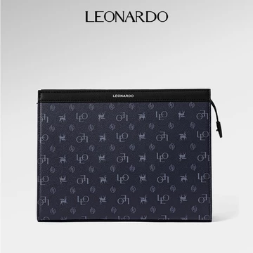 Men's Premium Clutch Leonardo Monogram Neo