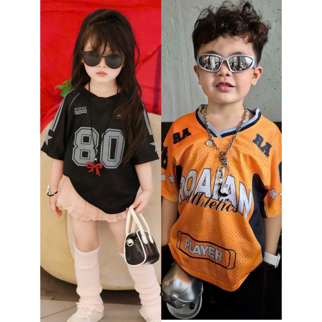 Áo Lưới Thể Thao Dành Cho Bé Trai Và Bé Gái 9-42kg