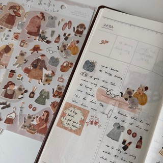Sticker Nhật Mind Wave With That Child chất giấy mỹ thuật