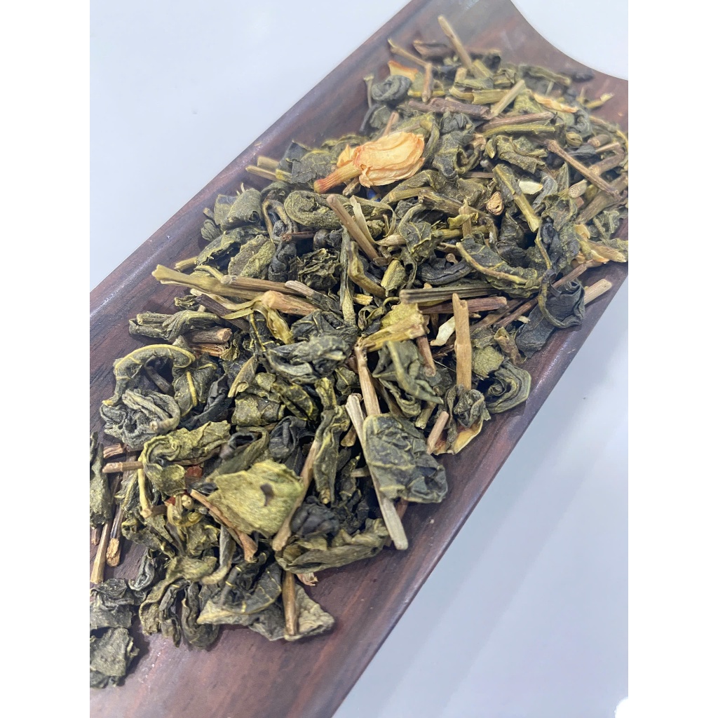 Trà Xanh Nhài Otea - Túi 1KG - Dòng Pha Chuyên Dụng (Trà sữa, trà trái cây)