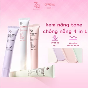 Kem Lót & Chống Nắng Za True White All-in-One 35g – Nâng Tông Kiềm Dầu Dưỡng Da Che Khuyết Điểm