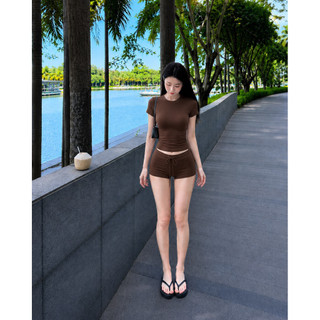 B668 [DEAL MỞ BÁN] SET Bộ Tay Ngắn Quần Short Dây Rút Nhiều Màu Chất Thun Mềm Mịn Co Giãn 4 Chiều Nhiều Màu Size S M L