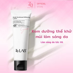 Kem Dưỡng Thể Khử Mùi Za Lab Body Deodorant Whitening Lotion 50g - Làm Sáng Da Dưỡng Trắng Vùng Cánh Tay Giữ Hương 48h