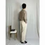 Quần Tây Nam Màu Kem Ống Suông Lưng Chun Co Giãn Form Rộng Dễ Phối Đồ Elastic Waistband Pant MODMEN