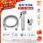 Vòi xịt vệ sinh, vòi xịt bồn cầu kèm dây dẫn và đế cài nước mạnh dễ lắp đặt