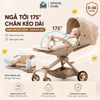 Xe Đẩy Cho Bé Vinng Q11 Chính Hãng, Xe Đẩy Gấp Gọn Xoay 2 Chiều Tích Hợp Quạt Mát Thoáng Khí Và Hệ Thống Giảm Xóc