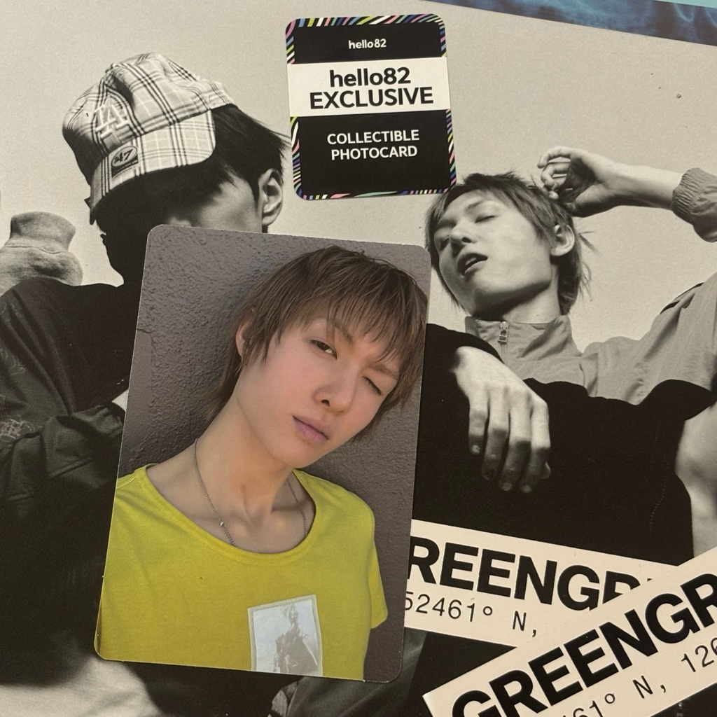 CHÍNH HÃNG] CARD ALBUM EXCLUSIVE US HELLO82 HELLO 82 CORTIS GREEN