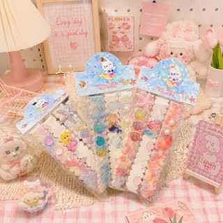 Set 3 băng đô/bờm dán tóc vỏ sò đại dương