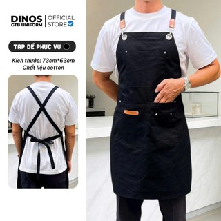 Tạp Dề DINOS GTB Cho Nam Nữ Phục Vụ, Pha Chế, Bán Hàng - Đa Dạng Chất Liệu, Màu Sắc - K NÓN