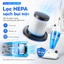 Máy hút bụi cầm tay Deerma DX700S làm sạch mọi ngóc ngách Máy hút bụi gia đình có dây 2in1 BH 1 Năm
