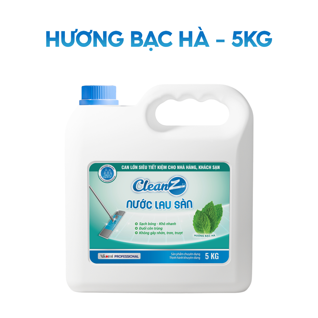 [XẢ KHO] Can Nước Lau Sàn CleanZ Chiết Xuất Thiên Nhiên Sạch Bóng, Thơm Lâu, Lành Tính