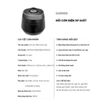 Nồi cơm điện tử áp suất Cuckoo 1.8L CRP-PWV1008F - Lòng nồi phủ men Xwall- Ngôn ngữ Tiếng Việt- bảo hành 1 năm — ảnh 7