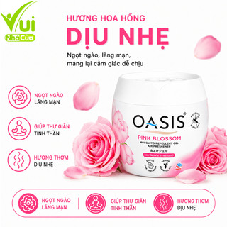 Sáp Thơm Đuổi Muỗi Oasis Khử Mùi Hôi Phòng GD22 - Lọ Sáp Thơm Phòng Đuổi Muỗi Khử Mùi Phòng