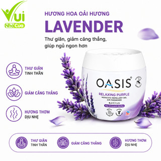 Sáp Thơm Đuổi Muỗi Oasis Khử Mùi Hôi Phòng GD22 - Lọ Sáp Thơm Phòng Đuổi Muỗi Khử Mùi Phòng