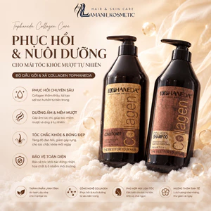 Combo Dầu Gội Xả Collagen Haneda 500ml/785ml | Dưỡng Tóc Mềm Mượt, Hỗ Trợ Giảm Gãy Rụng.