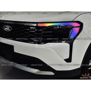 Decal dán đèn Territory 2026, decal pvc 3 lớp không phai màu