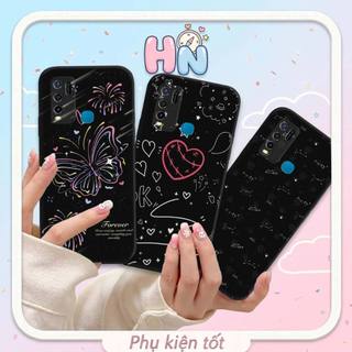 Ốp lưng Vivo Y30 / Y50 in hình trái tim, dễ thương ,cute siêu đẹp cho nữ