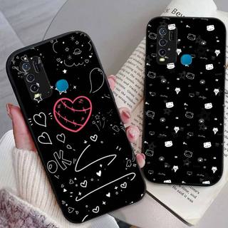 Ốp lưng Vivo Y30 / Y50 in hình trái tim, dễ thương ,cute siêu đẹp cho nữ