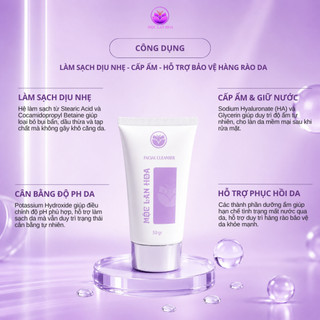 SỮA RỬA MẶT MỘC LAN HOA - Làm Sạch Dịu Nhẹ, Hỗ Trợ Kiềm Dầu, Dưỡng Ẩm Da