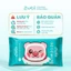 Khăn Ướt Zubi Dr.Papie Chiết Xuất Yến Mạch và Lô Hội 80 tờ/túi