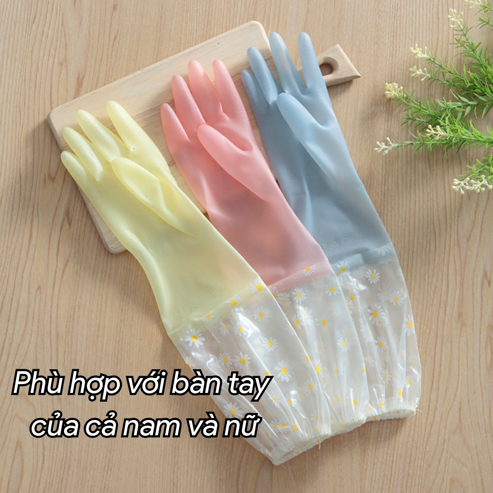 Găng Tay Cao Su Rửa Bát, Giặt Đồ Siêu Dai Bảo Vệ Da Tay Hiệu Quả