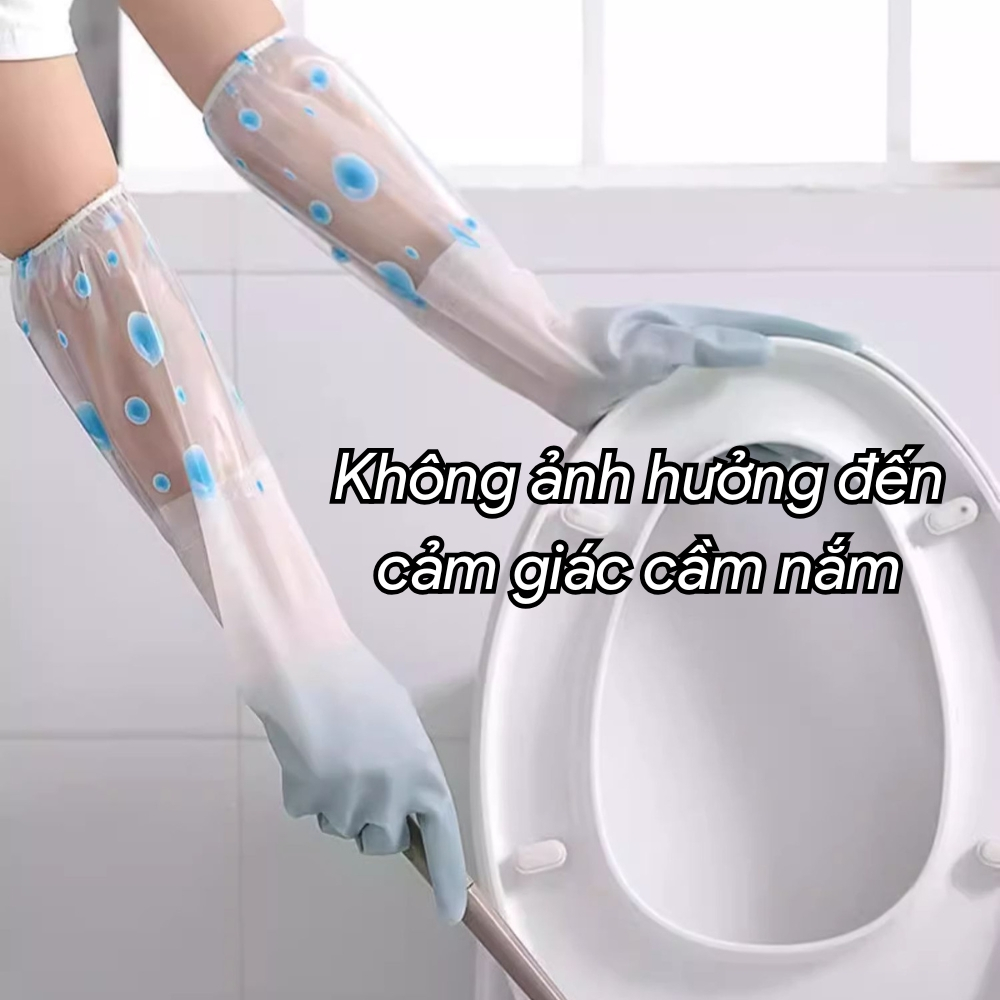 Găng Tay Cao Su Rửa Bát, Giặt Đồ Siêu Dai Bảo Vệ Da Tay Hiệu Quả