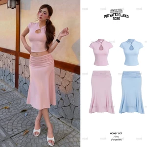 ÁO KHOÉT GIỌT NƯỚC HONEY POLY TÔN DÁNG FFCLUB