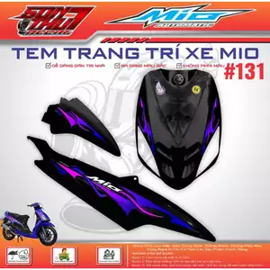 TEM XE MIO SPORT #131 (CHẤT LIỆU CAO CẤP - SIÊU NÉT - SIÊU ĐẸP - SIÊU CUTE)