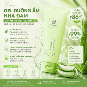 200ml Gel Nha Đam Cấp Nước Siêu Đỉnh Da Mướt Mịn Không Bết Dính Dùng Cả Mặt Và Toàn Thân